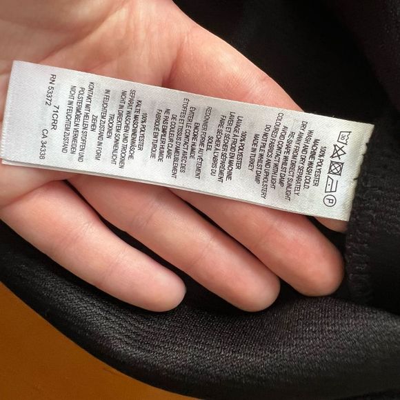 FRENCH CONNECTION faux leather v-neck dress Sz 8 - Picture 10 of 10